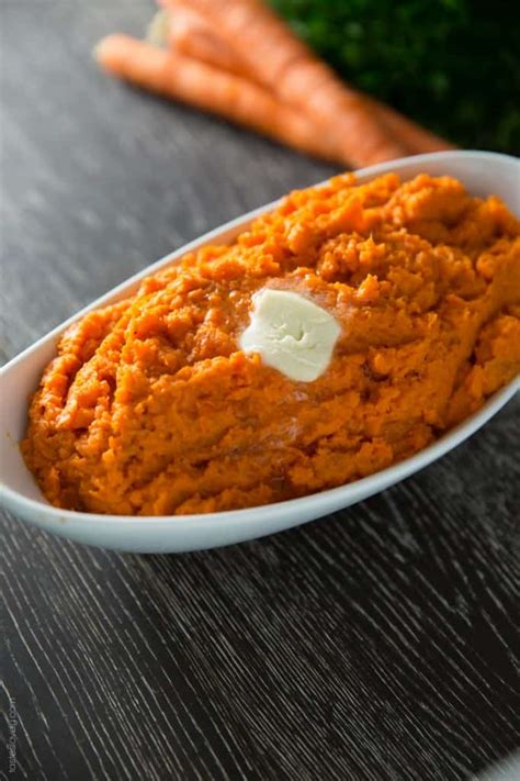 How many protein are in mashed carrots - calories, carbs, nutrition