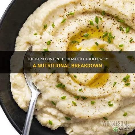 How many protein are in mashed cauliflower - calories, carbs, nutrition