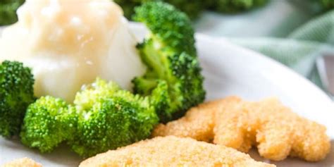 How many protein are in mashed potato and buffalo nuggets - calories, carbs, nutrition