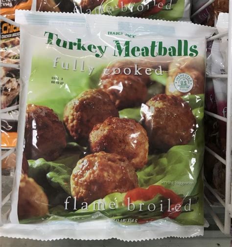 How many protein are in meatballs, turkey - calories, carbs, nutrition