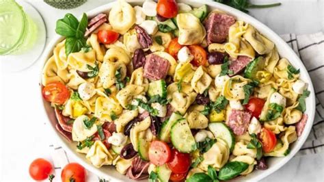 How many protein are in mediterranean deli tortellini - calories, carbs, nutrition