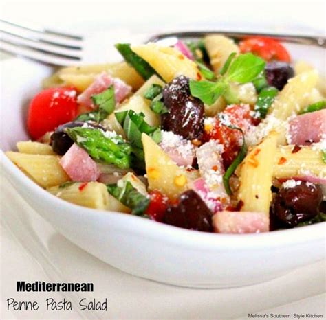 How many protein are in mediterranean penne pasta salad - calories, carbs, nutrition