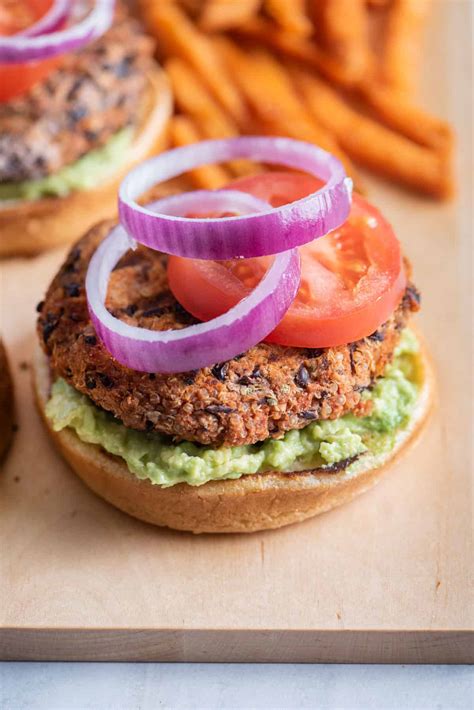 How many protein are in mediterranean veggie burger with fries - calories, carbs, nutrition