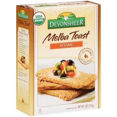 How many protein are in melba toast sesame - calories, carbs, nutrition