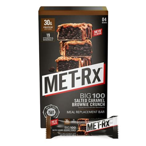 How many protein are in met-rx brownie - calories, carbs, nutrition