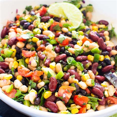 How many protein are in mexican bean salad - calories, carbs, nutrition
