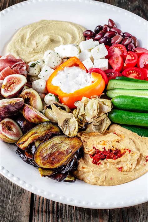 How many protein are in mezedes platter (add pita) - calories, carbs, nutrition