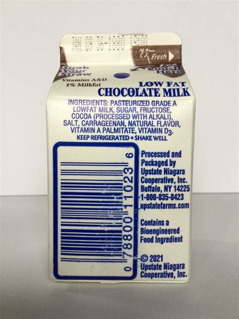 How many protein are in milk chocolate low fat 1/2 pint - calories, carbs, nutrition