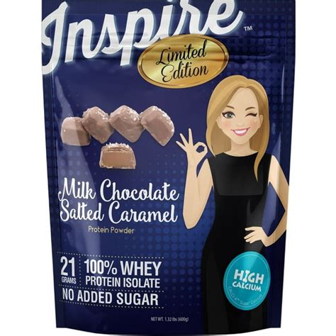 How many protein are in milk chocolate salted caramel - calories, carbs, nutrition