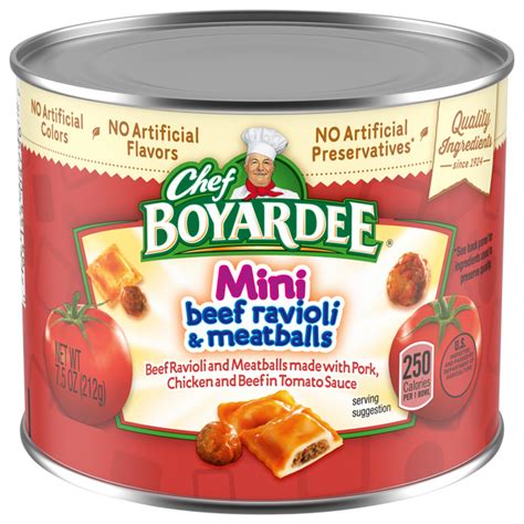 How many protein are in mini beef ravioli - calories, carbs, nutrition