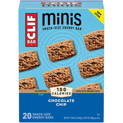How many protein are in mini energy bar - calories, carbs, nutrition