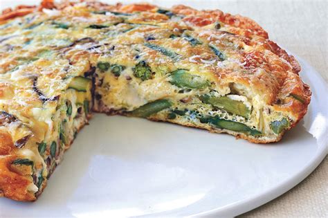 How many protein are in mini frittata with leeks and asparagus - calories, carbs, nutrition