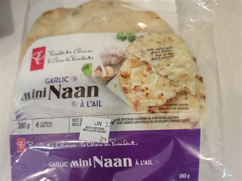 How many protein are in mini naan - calories, carbs, nutrition