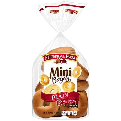 How many protein are in mini plain bagel (63651.11) - calories, carbs, nutrition