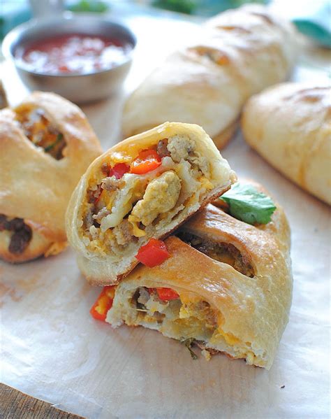 How many protein are in mini southwest breakfast stromboli - calories, carbs, nutrition