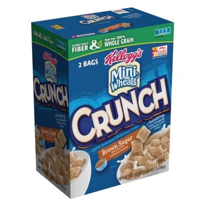 How many protein are in mini wheats crunch - calories, carbs, nutrition
