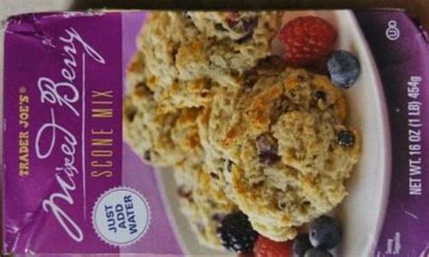 How many protein are in mixed berry scone mix - calories, carbs, nutrition