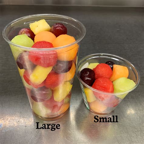 How many protein are in mixed fruit fruit cup - calories, carbs, nutrition