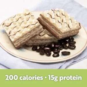 How many protein are in mocha wafers - calories, carbs, nutrition