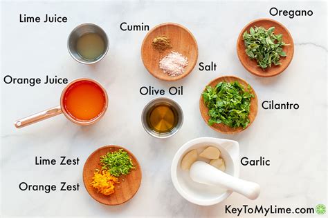 How many protein are in mojo marinade - calories, carbs, nutrition