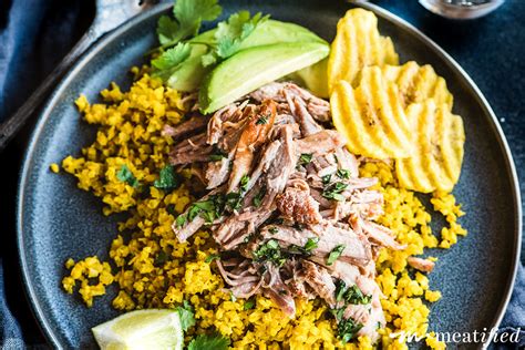 How many protein are in mojo pork, over rice - calories, carbs, nutrition