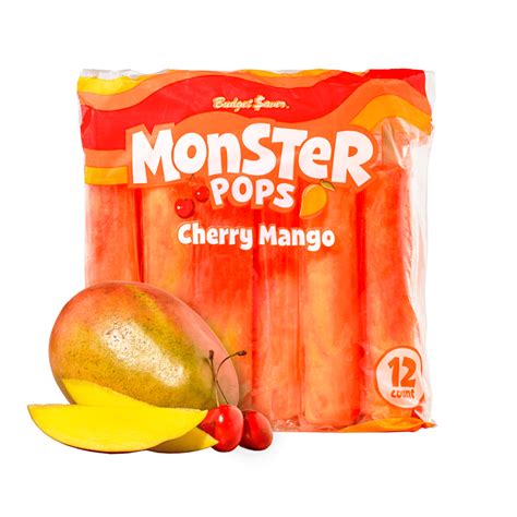 How many protein are in monster pops - calories, carbs, nutrition