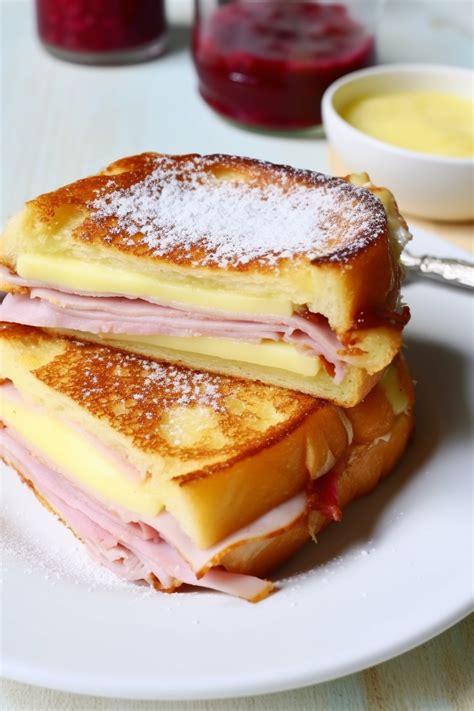 How many protein are in monte cristo sandwich 2 - calories, carbs, nutrition