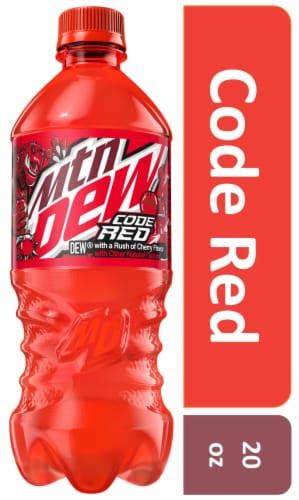 How many protein are in mountain dew code red, bottle, 20oz - calories, carbs, nutrition