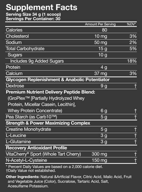 How many protein are in mp re-con - calories, carbs, nutrition
