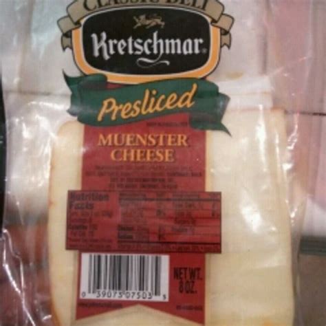 How many protein are in muenster cheese - calories, carbs, nutrition