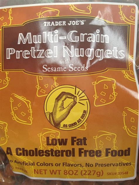 How many protein are in multi-grain pretzel nuggets - calories, carbs, nutrition