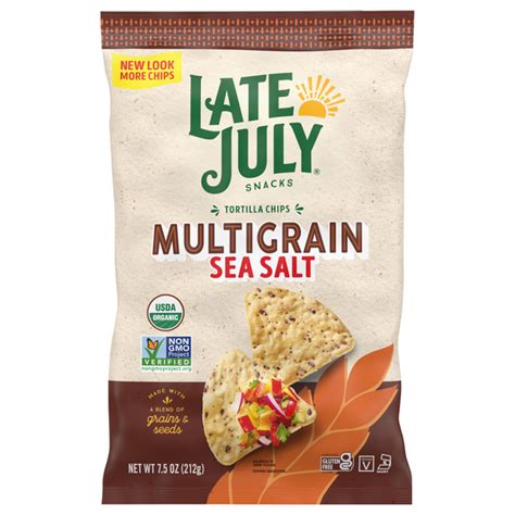 How many protein are in multigrain sea salt tortilla chips - calories, carbs, nutrition