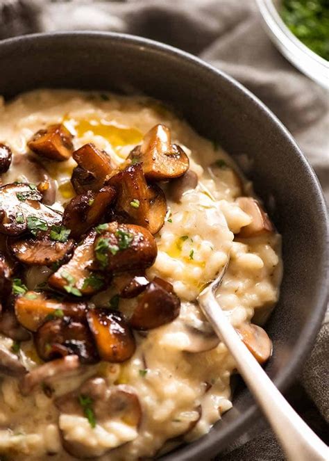 How many protein are in mushroom risotto - calories, carbs, nutrition