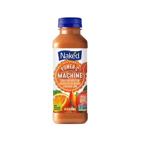 How many protein are in naked juice, power-c, 152 oz - calories, carbs, nutrition