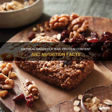 How many protein are in natural oatmeal raisin bar - calories, carbs, nutrition