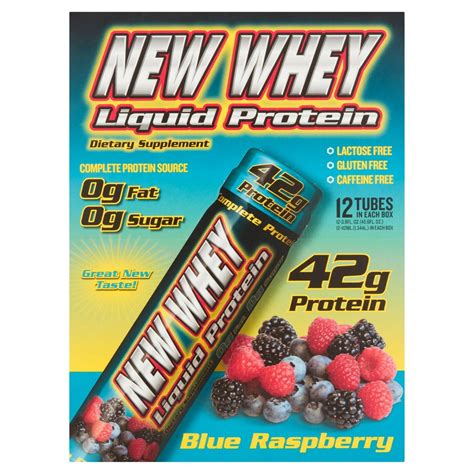 How many protein are in new whey liquid protein 42 - calories, carbs, nutrition