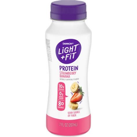 How many protein are in nonfat yogurt-strawberry banana - calories, carbs, nutrition