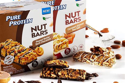 How many protein are in nut crunch bar - calories, carbs, nutrition