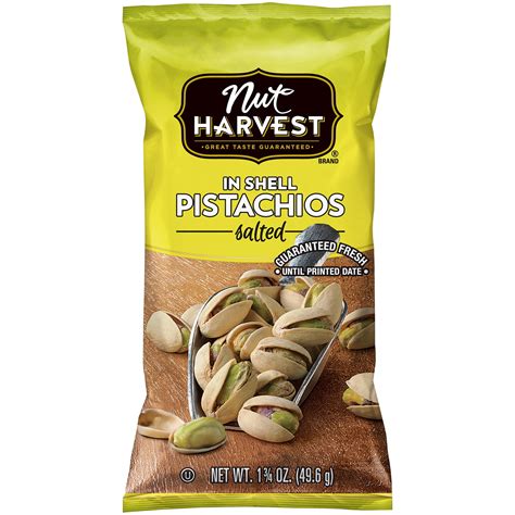 How many protein are in nut pistachio nut harvest 1.75 oz - calories, carbs, nutrition