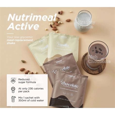 How many protein are in nutrimeal chocolate shake - calories, carbs, nutrition