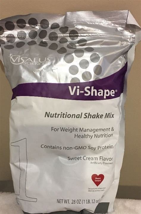 How many protein are in nutritional shake mix vi-shape - calories, carbs, nutrition