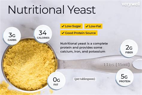 How many protein are in nutritional yeast - calories, carbs, nutrition