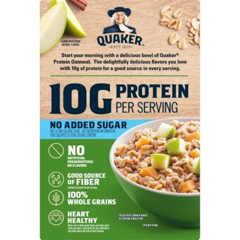 How many protein are in oatmeal apple cinnamon surgar free - calories, carbs, nutrition