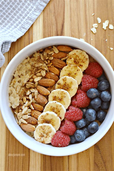 How many protein are in oatmeal fruit, nut, and seed medley - calories, carbs, nutrition