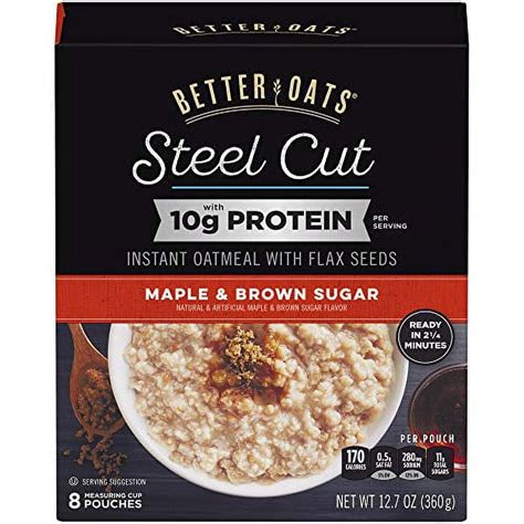 How many protein are in oatmeal steel cut 12 oz - calories, carbs, nutrition