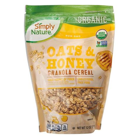How many protein are in oats and honey granola - calories, carbs, nutrition