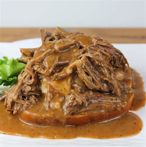 How many protein are in open faced pot roast sandwich (7745.12) - calories, carbs, nutrition