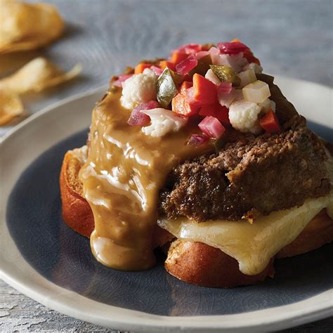 How many protein are in open-faced meatloaf stack - calories, carbs, nutrition