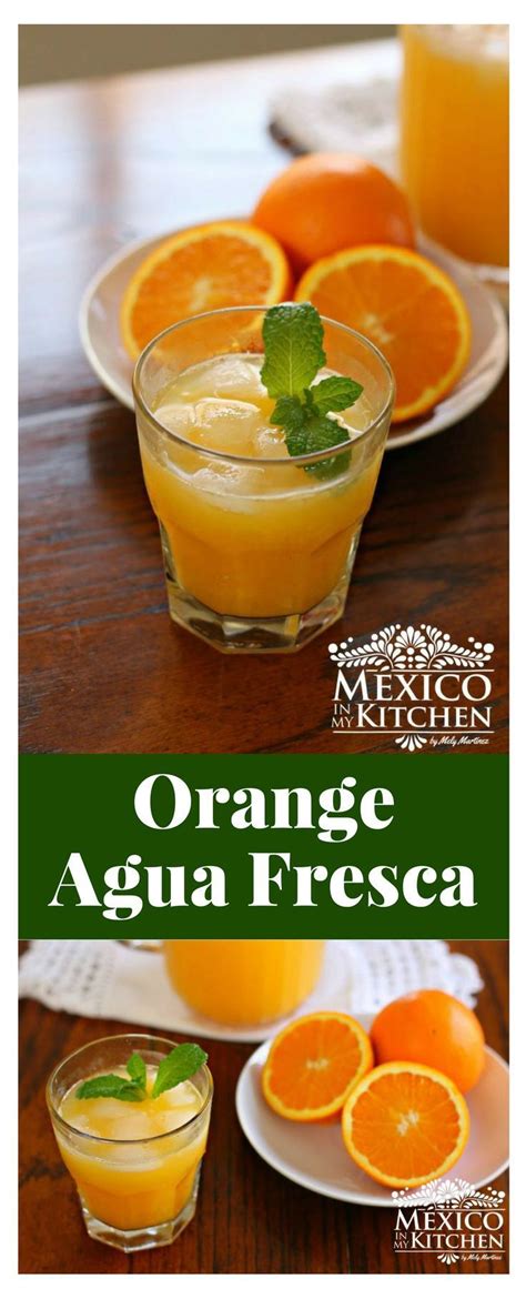 How many protein are in orange agua fresca - calories, carbs, nutrition