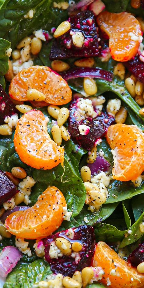 How many protein are in orange beet nut salad - calories, carbs, nutrition